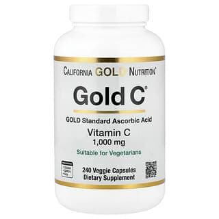 California Gold Nutrition Vitamin C 1000mg 240 caps AED 43