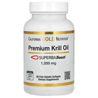 California Gold Nutrition Premium Krill Oil 1000mg 60 caps AED 81