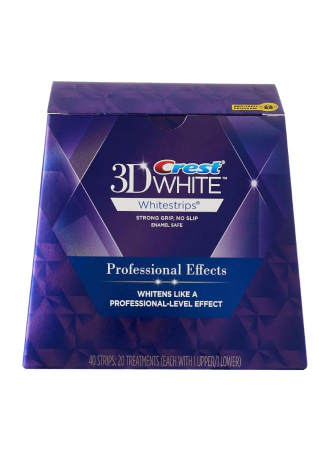 Crest 3D WhiteStrips 40-Piece Dental Whitening Kit - AED 70