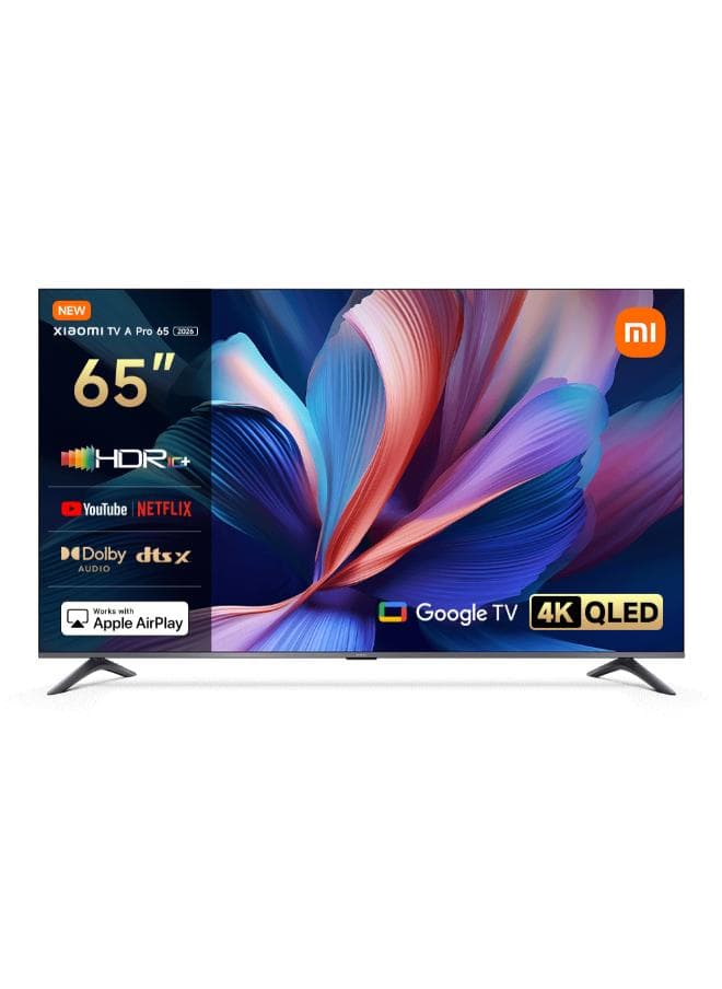 Xiaomi TV A Pro 65-inch 2026 4K QLED Google TV - AED 1,749 on Noon