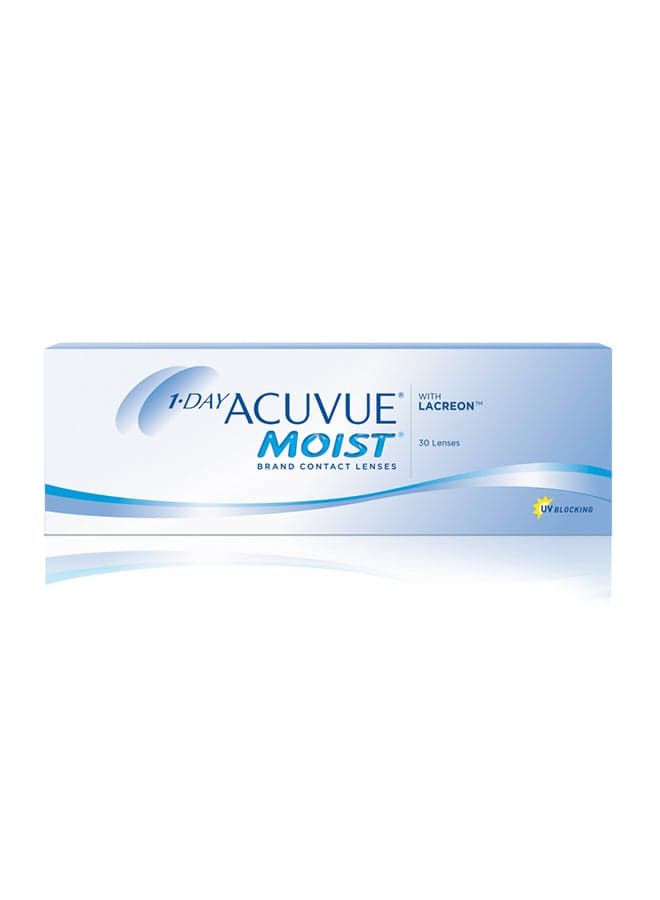 ACUVUE Pack Of 30 Moist Daily Disposable Clear Lenses