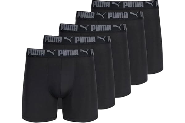 PUMA 5-Pack Performance Boxer Briefs - AED 104