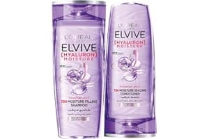 L'Oreal Elvive Hyaluron Shampoo + Conditioner Set - AED 33.75