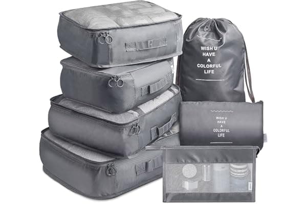 VAGREEZ 7-Piece Packing Cubes Set AED 21.75 on Amazon.ae