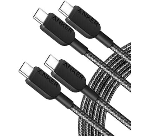 Anker 310 USB C to USB C Cable (6ft, 2 Pack)