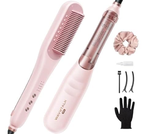 Wavytalk Pro steam hair straightener brush AED 266