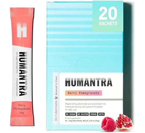 Humantra electrolyte hydration sachets, 20-pack