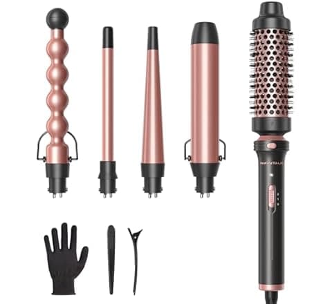 Wavytalk 5-in-1 Curling Wand Set