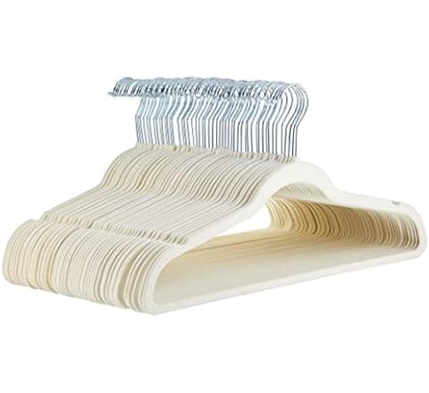 Amazon Basics Velvet Hangers 50-Pack for AED 74