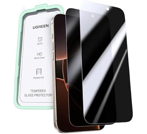 UGREEN iPhone 16 Pro Max Privacy Screen Protector 2-Pack