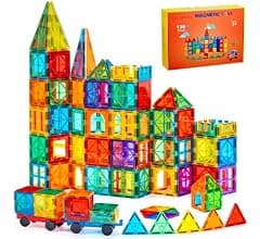 Gemmicc 136 PCS Magnetic Tiles