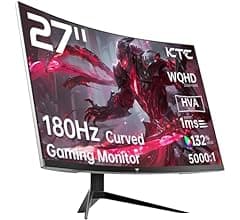 KTC 27 inch 180Hz Curved Gaming Monitor
