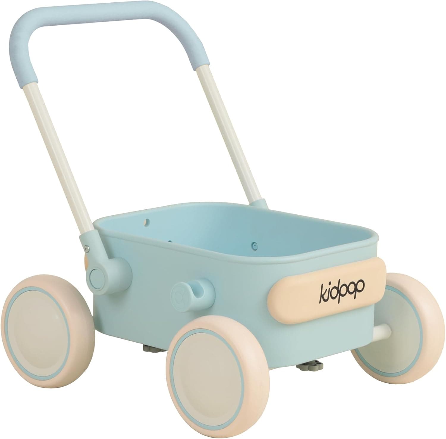 Kidpop PULA 2-in-1 Push and Pull-Along Wagon, Baby Push Walker for First Learner from 7 Month to 4 Year, One Year Birthday Gifts, Sturdy and Safe