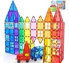 100PCS Magnetic Tiles STEM Building Toys Set