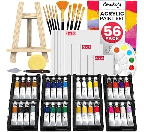 Chalkola Acrylic Paint Set for Adults & Kids