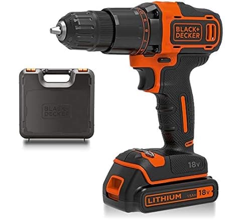 BLACK+DECKER Cordless Hammer Drill 18V - AED 199 at Amazon.ae (33% off)