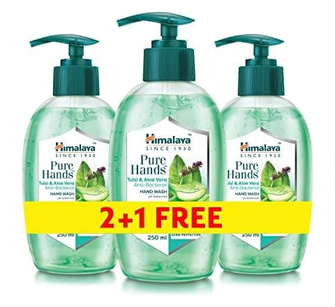 Himalaya Purehands Hand Wash Soap Tulsi & Aloe Vera (3x250ml)