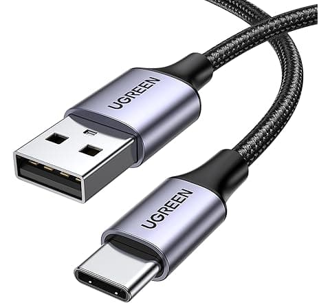UGREEN Type C Cable 1M, USB C Nylon Braided