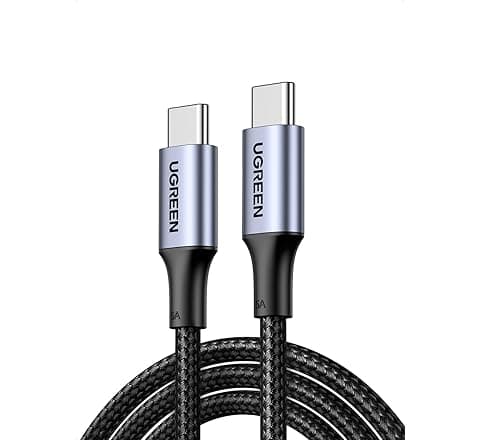UGREEN USB C Cable 1M, Braided 100W Power Delivery PD Super Fast Charge Cord