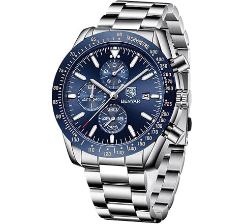 BY BENYAR Men's Analogue Quartz Chronograph Watch