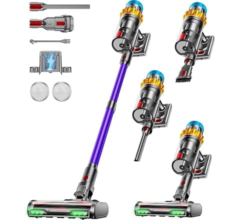 Cordless Vacuum Cleaner, 650W Motor 70Mins