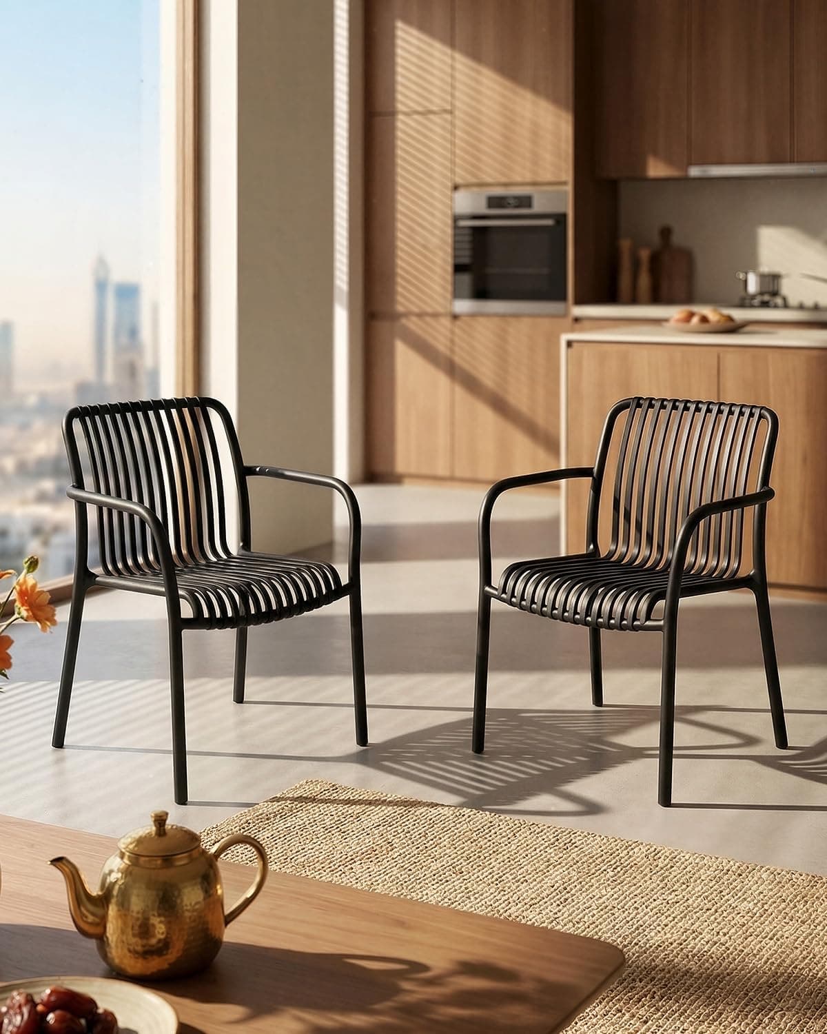 Patio Dining Chairs Set of 2