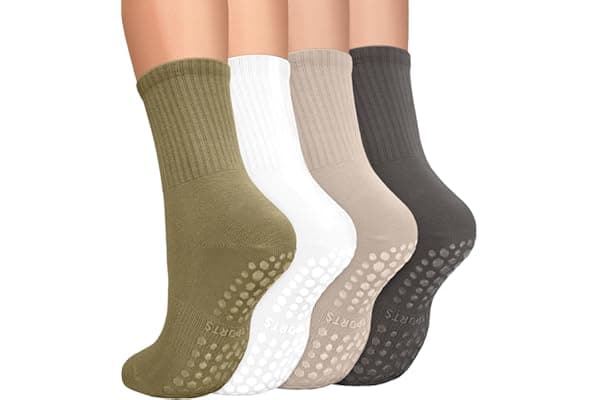 YeuG 6 Pairs Pilates Socks for Women