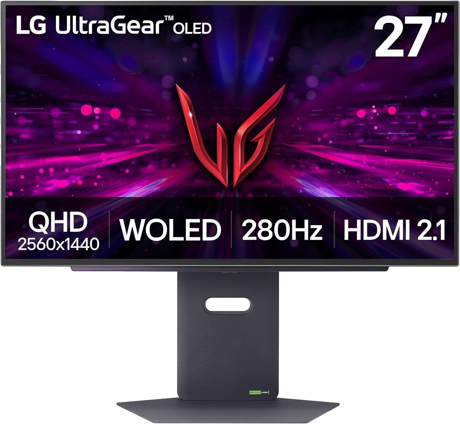 LG 27" Ultragear QHD OLED Gaming Monitor 280Hz