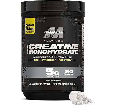 MuscleTech Platinum Creatine Monohydrate Powder 400g