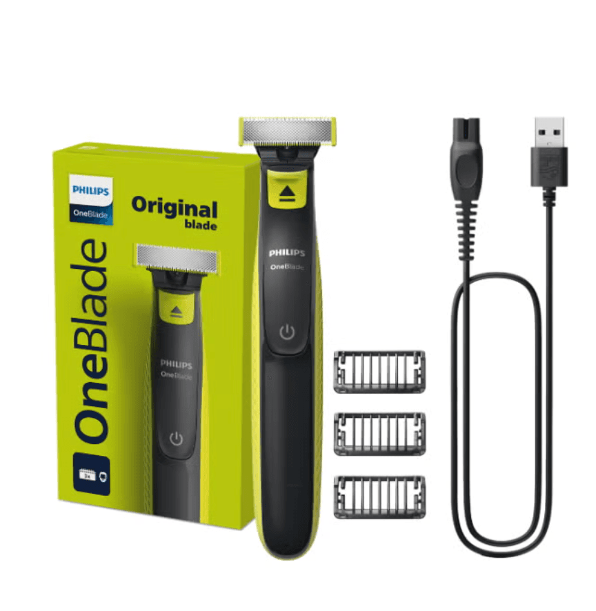 Philips Oneblade Qp2724 10 Trim Edge Shave Any Length Of Hair 3 Stubble Combs Dual Sided Blade Wet Dry Use