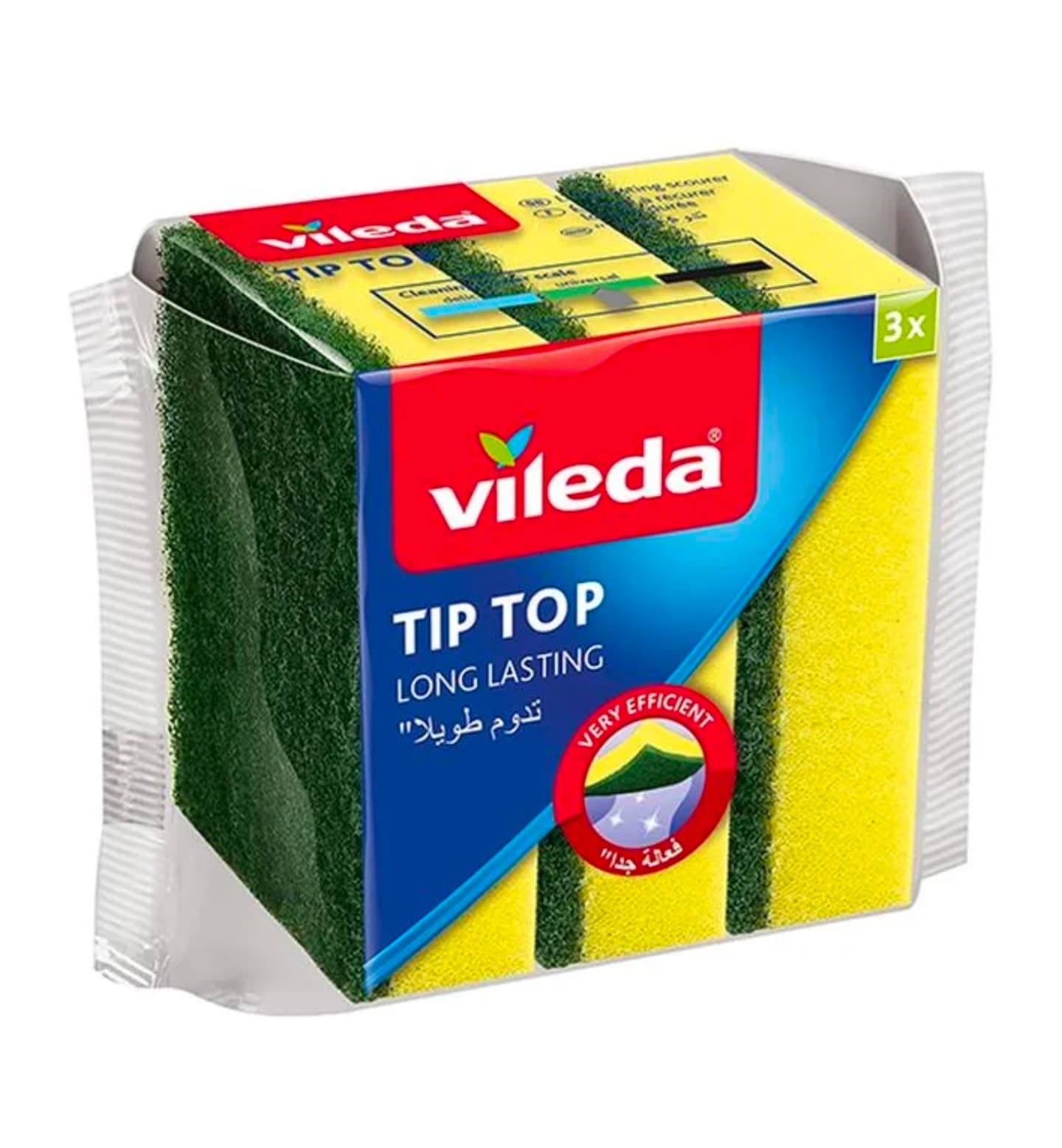 90% off - Vileda - 3 Pieces - Dish Washing Sponge