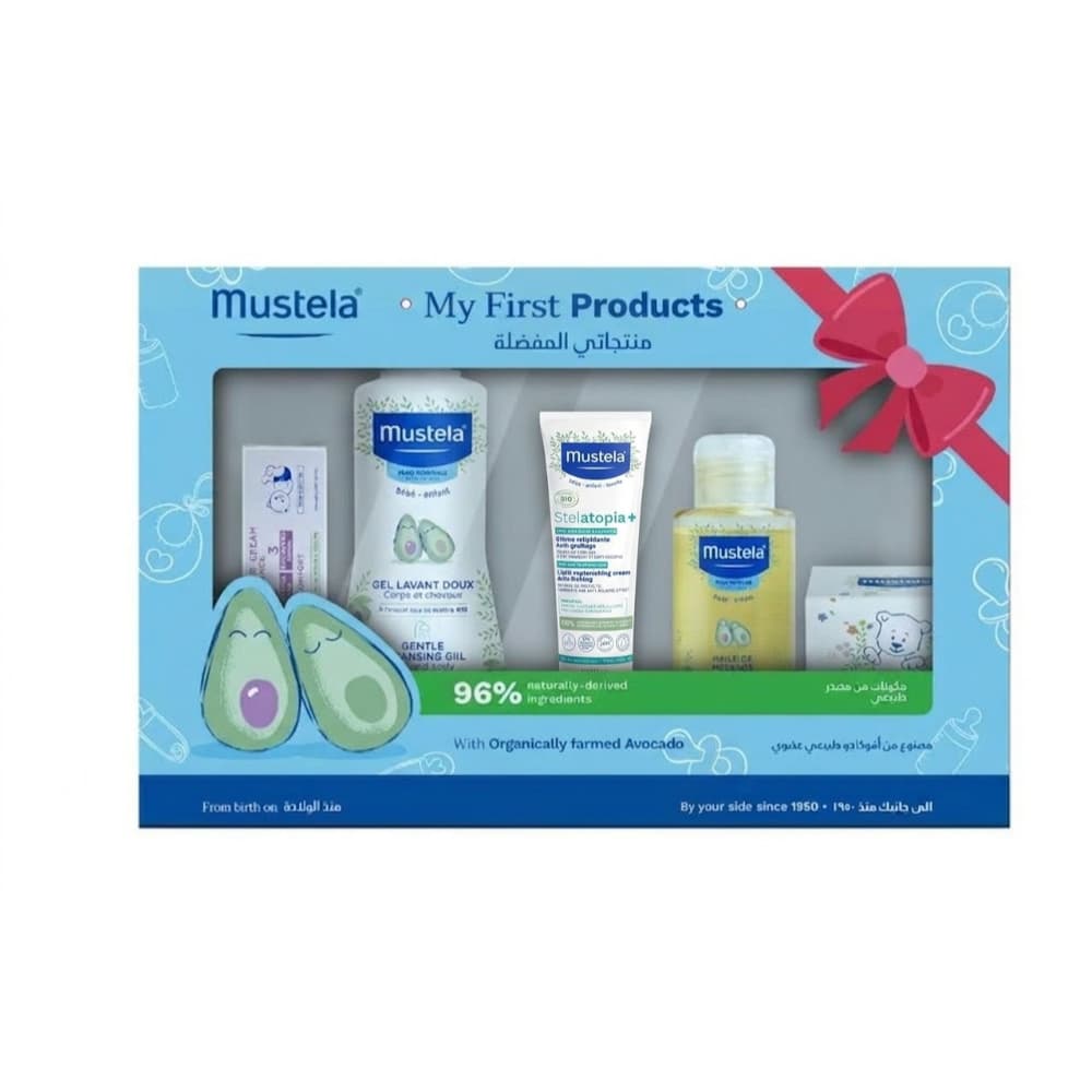 Mustela My First Product Bath Set 5-Piece - AED 242 at Mumzworld (34% Off)