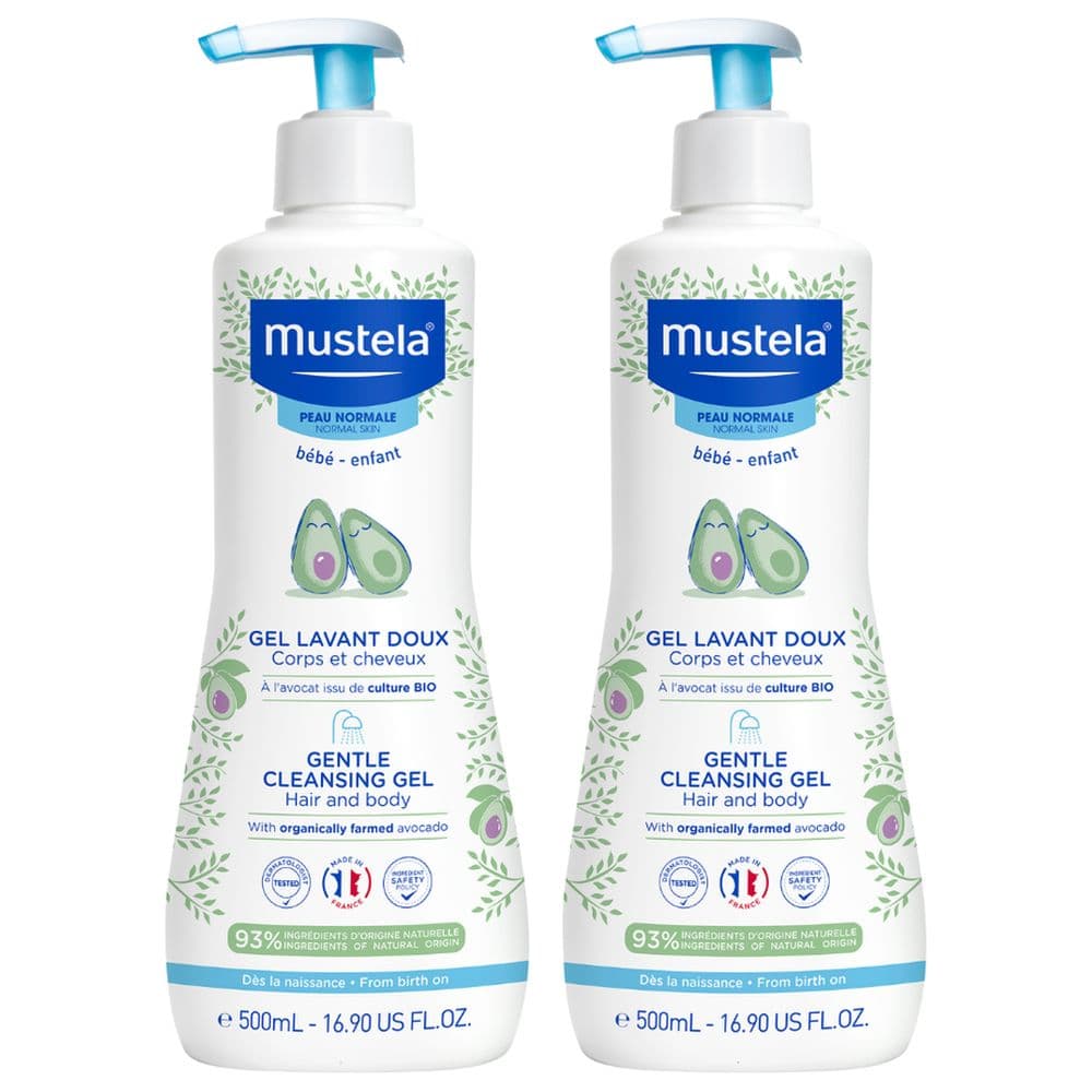 Mustela Gentle Cleansing Gel 500ml (2 Pack)
