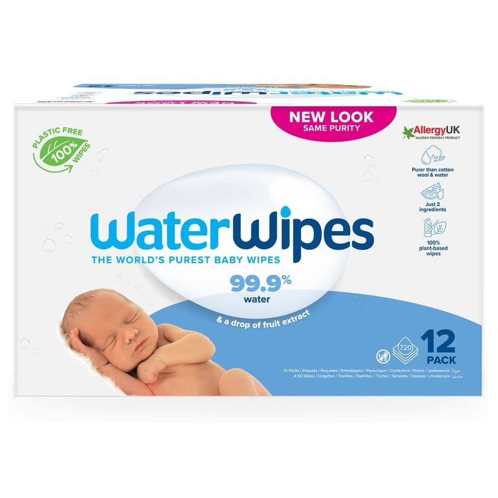 WaterWipes Original Baby Wipes 720-Pack - AED 215 at Mumzworld