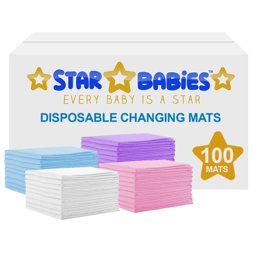 Star Babies - Disposable Changing Mats - Pack of 100