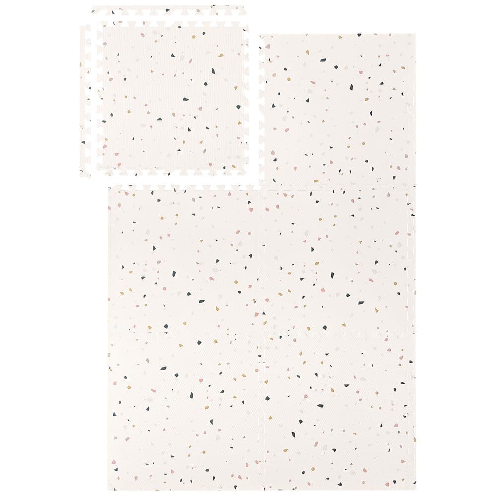 Bumble & Bird BabySafe Foam Play Mat - Terrazzo (6-Piece Set, 120x180cm) - Non-Toxic EVA Flooring