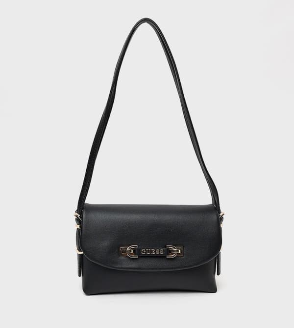 Guess LEFIA Textured Flap Shoulder Bag