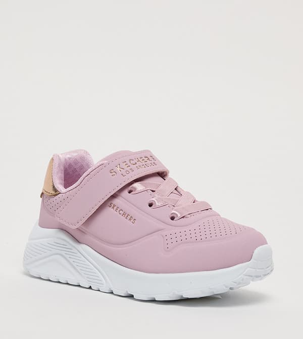 Skechers UNO LITE - PRECIOUS SHIMMER Velcro Closure Shoes