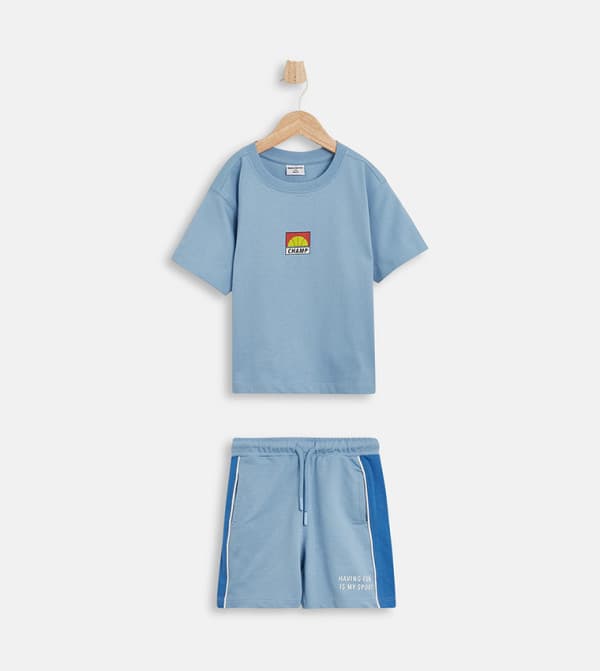 BABIES & MORE Printed Short Sleeves Co-Ord Set